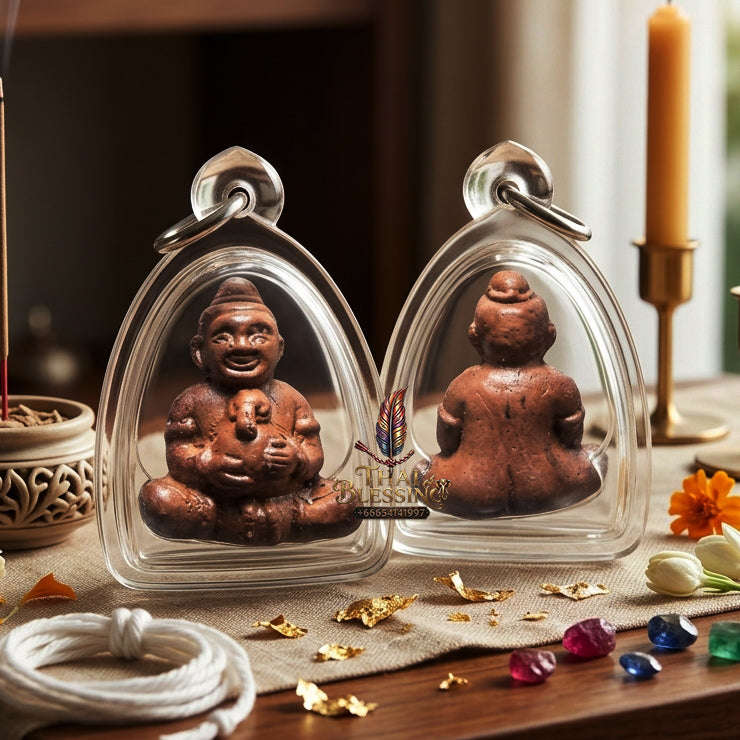 ✨ [The Sovereign of Infinite Commercial Abundance & Prosperity-Growth: The 2026 "Grand-Master" Edition] Sacred "Kumarn Thong Jam-Mam (The Sovereign Patron of Childhood Prosperity)" – Special "Silver-Tantra & Sacred-Mineral" Thai Blessing Co By