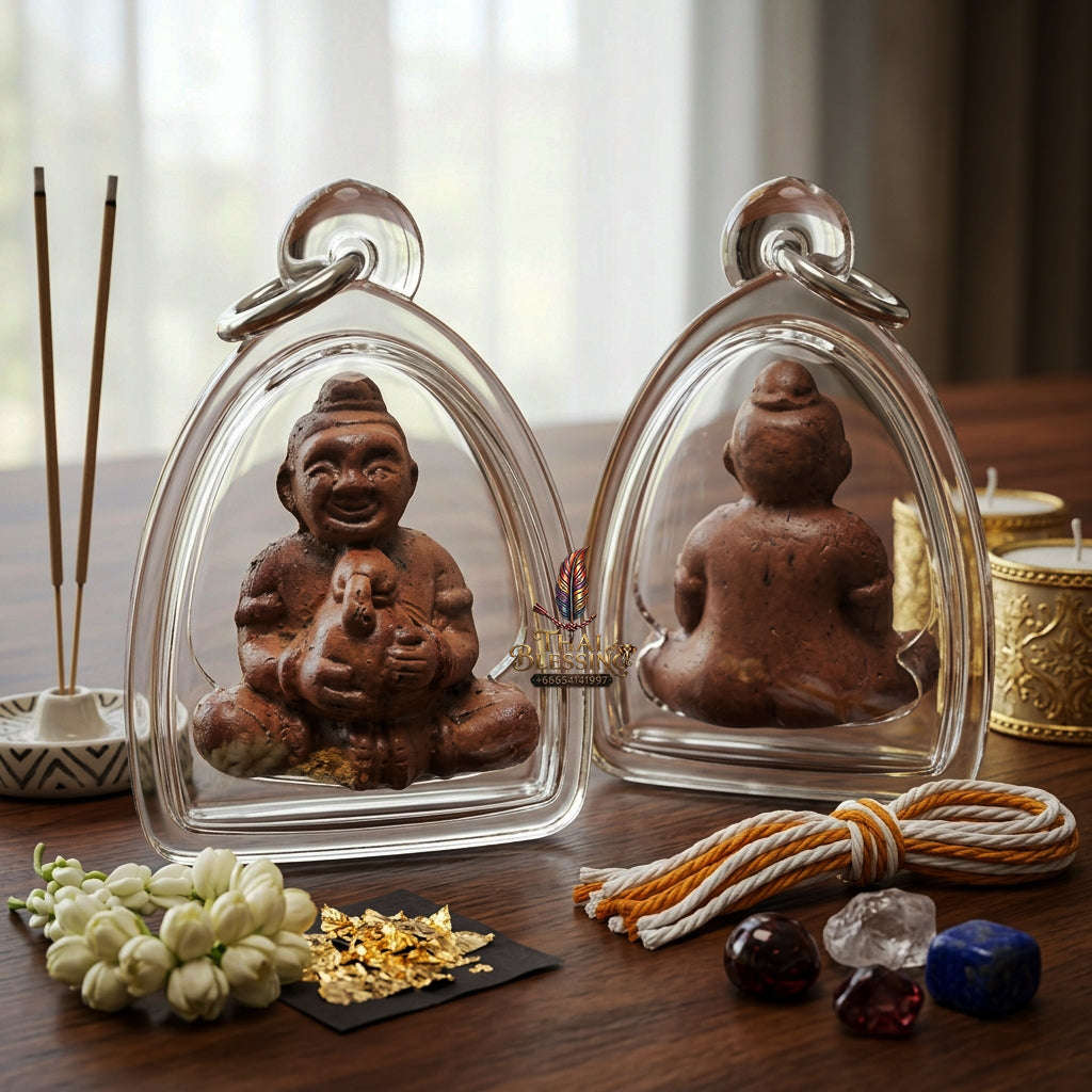 ✨ [The Sovereign of Infinite Commercial Abundance & Prosperity-Growth: The 2026 "Grand-Master" Edition] Sacred "Kumarn Thong Jam-Mam (The Sovereign Patron of Childhood Prosperity)" – Special "Silver-Tantra & Sacred-Mineral" Thai Blessing Co By