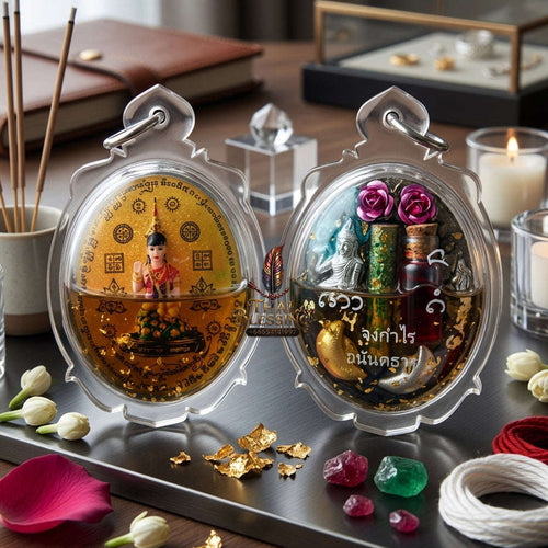 ✨ [The Sovereign of Infinite Commercial Gravity & Absolute Prosperity-Command: The 2026 "Grand-Master" Sovereign Edition] Sacred "Locket Nang Kwak Chong Kamrai (The Sovereign Summoner of Wealth & Profit) Thai Blessing Co By RURUECHA
