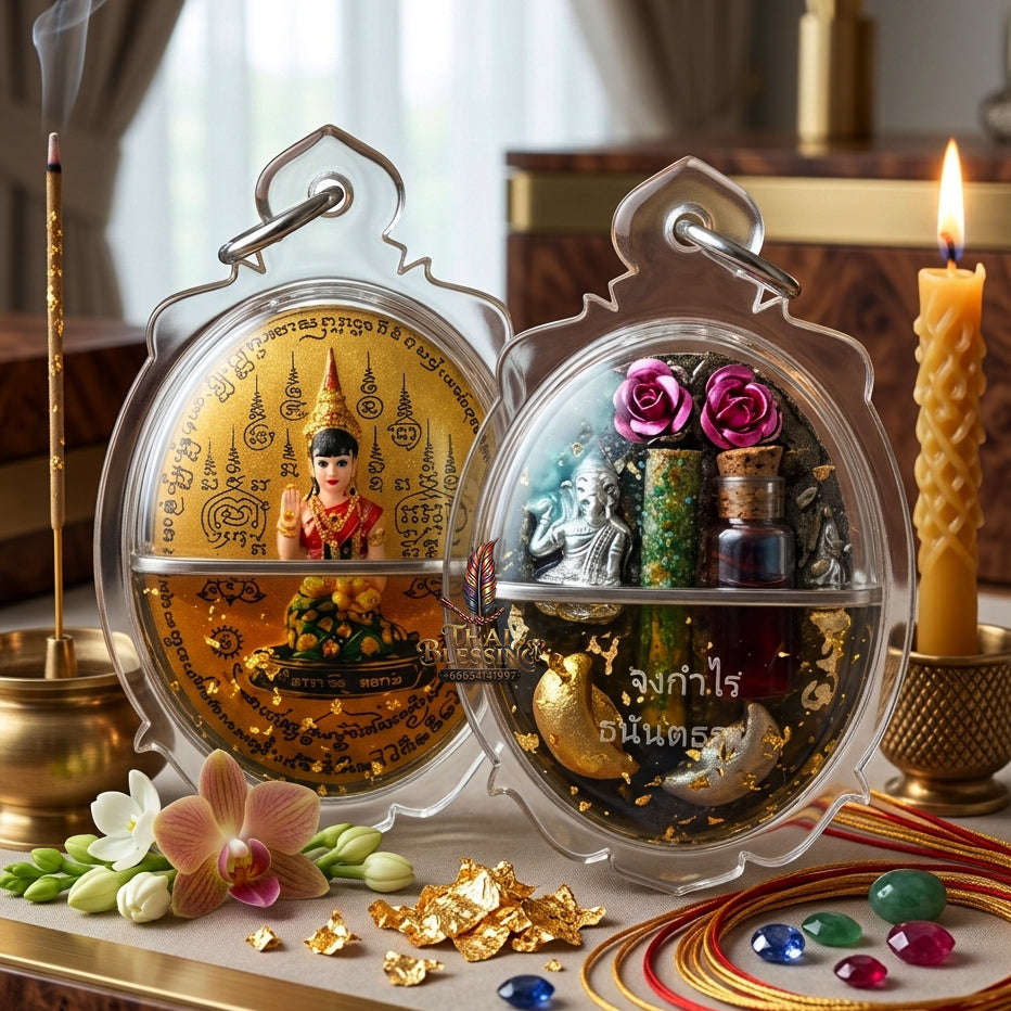 ✨ [The Sovereign of Infinite Commercial Gravity & Absolute Prosperity-Command: The 2026 "Grand-Master" Sovereign Edition] Sacred "Locket Nang Kwak Chong Kamrai (The Sovereign Summoner of Wealth & Profit) Thai Blessing Co By RURUECHA