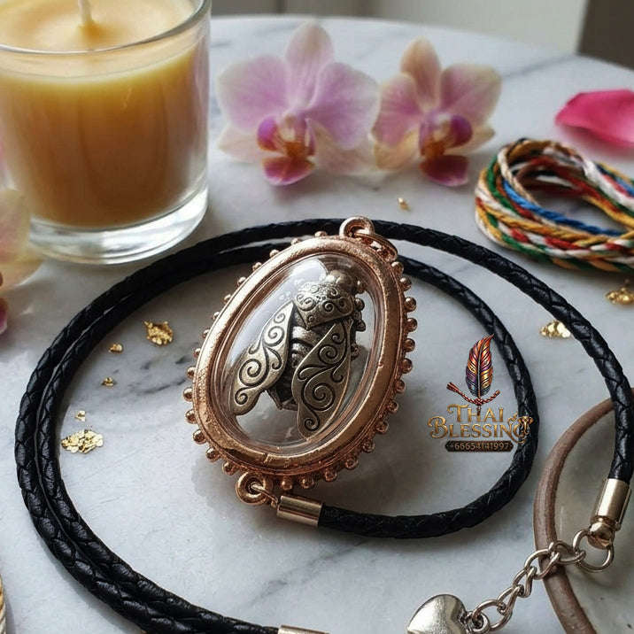 ✨ [The Sovereign of Infinite Commercial Gravity & Prosperity: The 2026 "Grand-Master" Edition] Sacred "Malaengphu Kham (The Celestial Wealth-Bee)" – Special "White-Gold Alloy & Maha Wan-Wian Immersion" Thai Blessing Co By RURUECHA