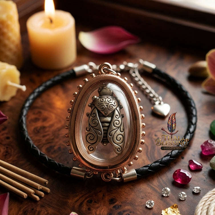 ✨ [The Sovereign of Infinite Commercial Gravity & Prosperity: The 2026 "Grand-Master" Edition] Sacred "Malaengphu Kham (The Celestial Wealth-Bee)" – Special "White-Gold Alloy & Maha Wan-Wian Immersion" Thai Blessing Co By RURUECHA