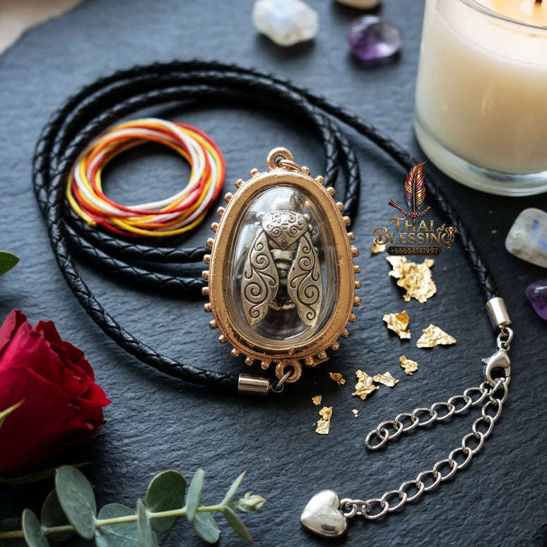 ✨ [The Sovereign of Infinite Commercial Gravity & Prosperity: The 2026 "Grand-Master" Edition] Sacred "Malaengphu Kham (The Celestial Wealth-Bee)" – Special "White-Gold Alloy & Maha Wan-Wian Immersion" Thai Blessing Co By RURUECHA