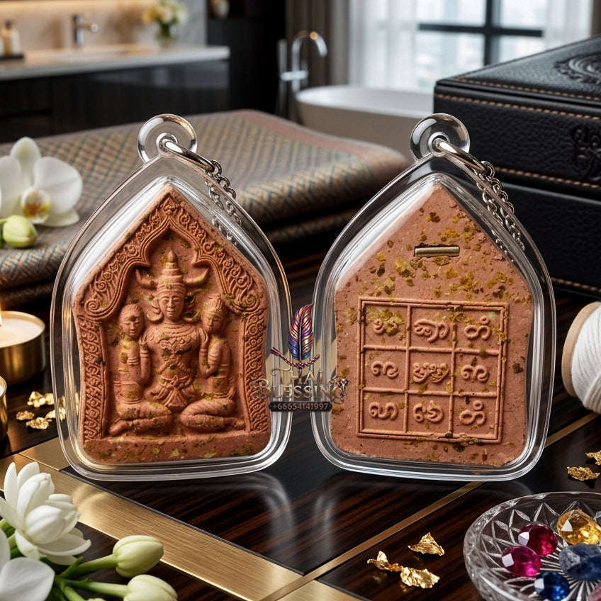 ✨ [The Sovereign of Infinite Desire: The 2019 Master-Edition] Sacred "Phraya Khao Kham" (The Lord of Golden Horns) – Special "Nuea Wan Daeng" (Red Sacred Herb) Matri Thai Blessing Co By RURUECHA