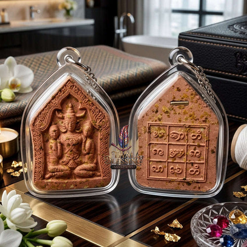 ✨ [The Sovereign of Infinite Desire: The 2019 Master-Edition] Sacred "Phraya Khao Kham" (The Lord of Golden Horns) – Special "Nuea Wan Daeng" (Red Sacred Herb) Matri Thai Blessing Co By RURUECHA