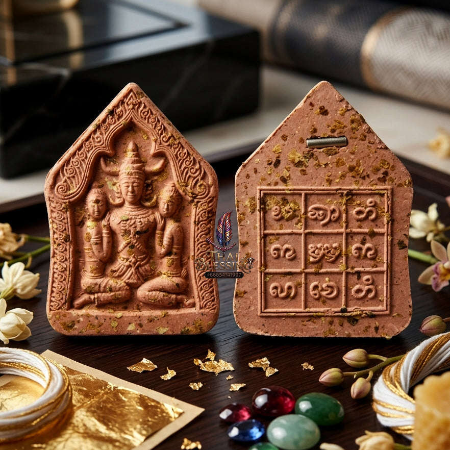 ✨ [The Sovereign of Infinite Desire: The 2019 Master-Edition] Sacred "Phraya Khao Kham" (The Lord of Golden Horns) – Special "Nuea Wan Daeng" (Red Sacred Herb) Matri Thai Blessing Co By RURUECHA