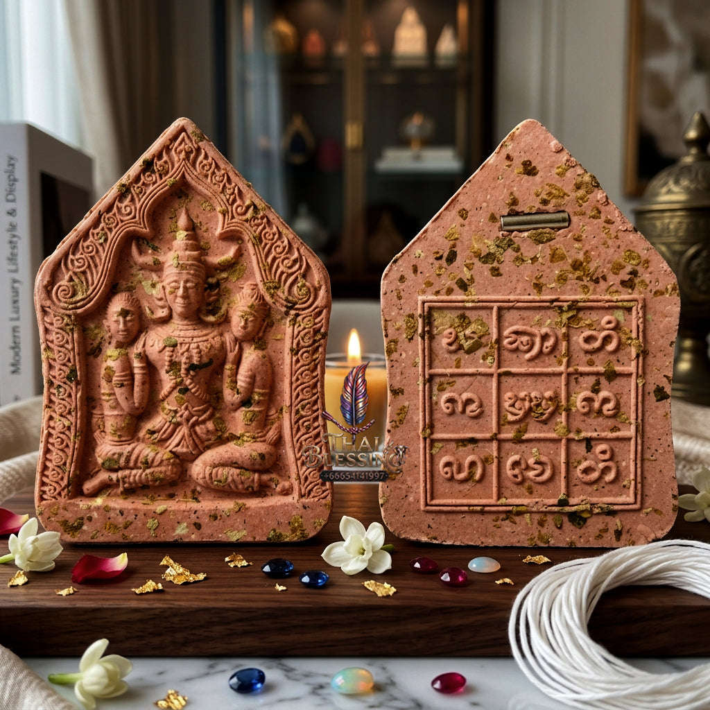 ✨ [The Sovereign of Infinite Desire: The 2019 Master-Edition] Sacred "Phraya Khao Kham" (The Lord of Golden Horns) – Special "Nuea Wan Daeng" (Red Sacred Herb) Matri Thai Blessing Co By RURUECHA