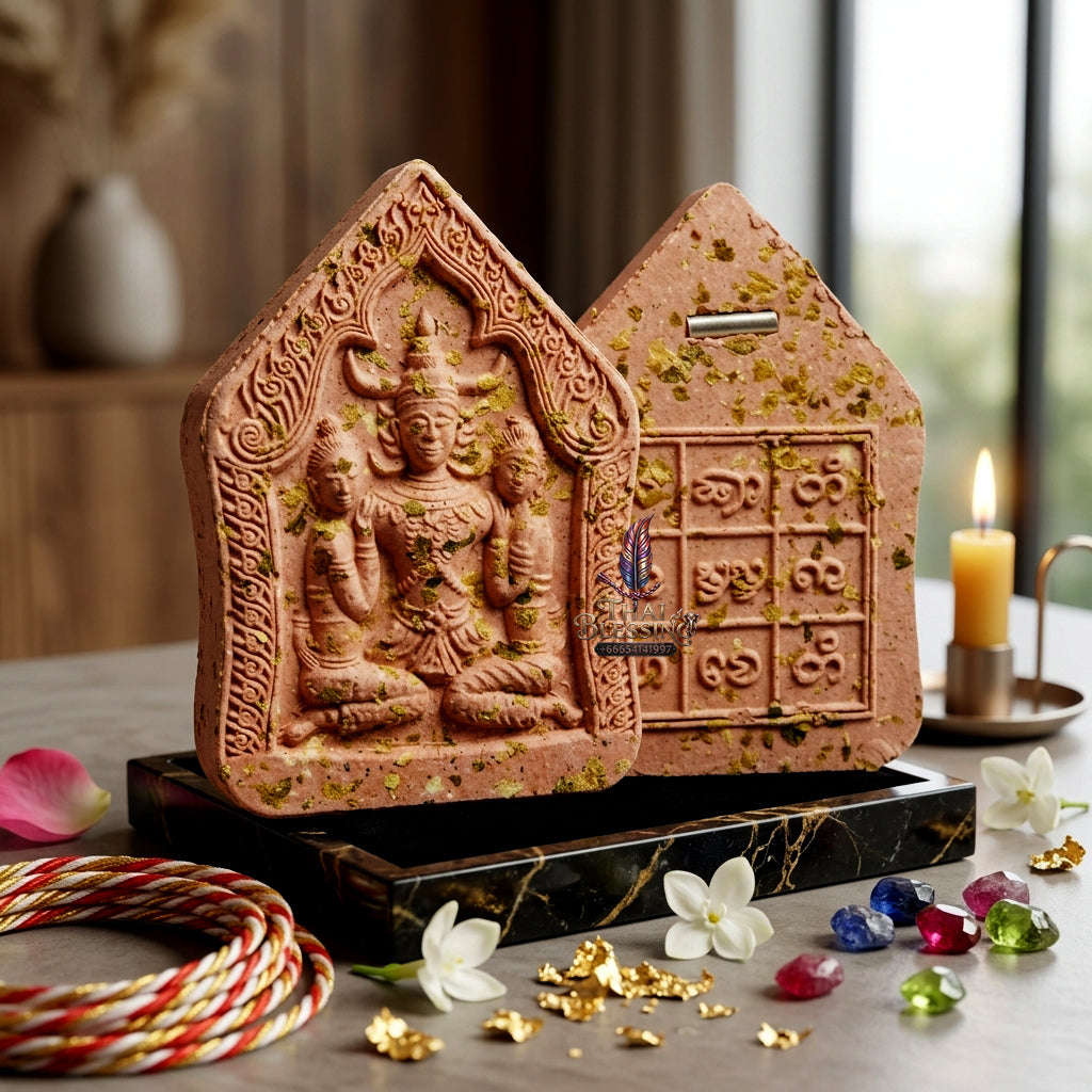 ✨ [The Sovereign of Infinite Desire: The 2019 Master-Edition] Sacred "Phraya Khao Kham" (The Lord of Golden Horns) – Special "Nuea Wan Daeng" (Red Sacred Herb) Matri Thai Blessing Co By RURUECHA