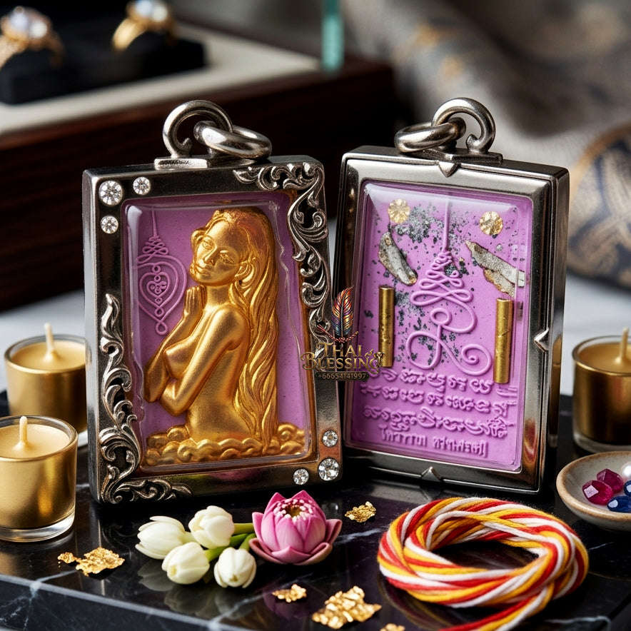 ✨ [The Sovereign of Infinite Devotion: The Master-Edition] Sacred "Phrai Mae Nang Long" (The Enchantress of Deep Obsession) – Special "Esoteric Ritual-Matrix & Sacred Ossuary Thai Blessing Co By RURUECHA