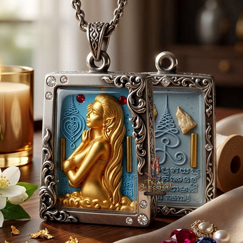✨ [The Sovereign of Infinite Devotion: The Master-Edition] Sacred "Phrai Mae Nang Long" (The Enchantress of Deep Obsession) – Special "Esoteric Ritual-Matrix & Sacred Ossuary Thai Blessing Co By RURUECHA