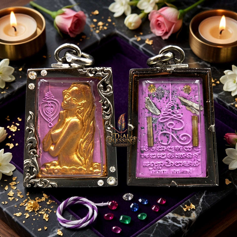 ✨ [The Sovereign of Infinite Devotion: The Master-Edition] Sacred "Phrai Mae Nang Long" (The Enchantress of Deep Obsession) – Special "Esoteric Ritual-Matrix & Sacred Ossuary Thai Blessing Co By RURUECHA