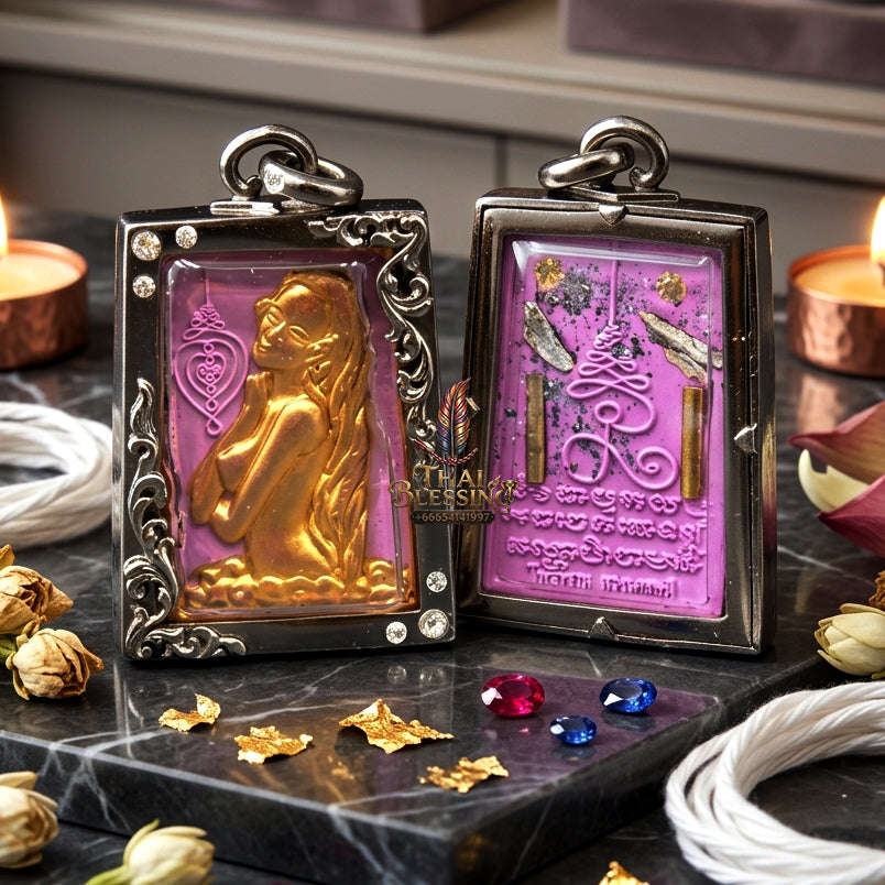 ✨ [The Sovereign of Infinite Devotion: The Master-Edition] Sacred "Phrai Mae Nang Long" (The Enchantress of Deep Obsession) – Special "Esoteric Ritual-Matrix & Sacred Ossuary Thai Blessing Co By RURUECHA