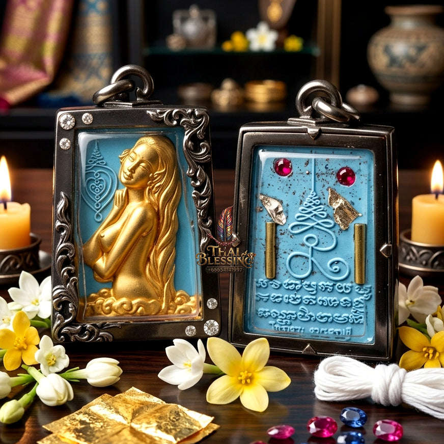 ✨ [The Sovereign of Infinite Devotion: The Master-Edition] Sacred "Phrai Mae Nang Long" (The Enchantress of Deep Obsession) – Special "Esoteric Ritual-Matrix & Sacred Ossuary Thai Blessing Co By RURUECHA