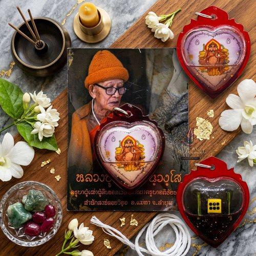 ✨ [The Sovereign of Infinite Ease & Magnetic Prosperity: The 2026 "Master-Class" Edition] Sacred "Locket Ling Kin Kluai (The Monkey Who Eats Bananas – Symbol of Effortless Abundance)" – Special "108-Herb Powder & Charm Oil"