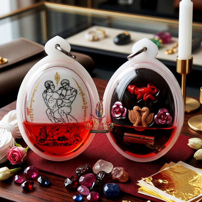 ✨ [The Sovereign of Infinite Ecstasy: The 2024 Master-Edition] Sacred "Locket Borom Suk" (The Locket of Supreme Bliss) – Specialized LGBTQ+ / Same-Sex Attraction Artifact – Master-Blessed by Achan Korn Trithep (2024) Thai Blessing Co By RURUECHA