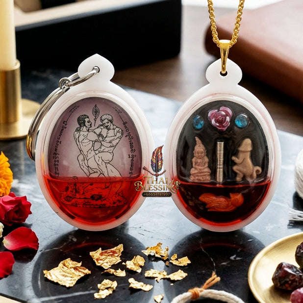 ✨ [The Sovereign of Infinite Ecstasy: The 2024 Master-Edition] Sacred "Locket Borom Suk" (The Locket of Supreme Bliss) – Specialized LGBTQ+ / Same-Sex Attraction Artifact – Master-Blessed by Achan Korn Trithep (2024)