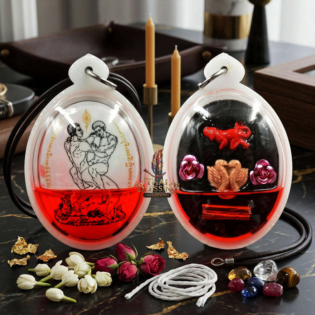 ✨ [The Sovereign of Infinite Ecstasy: The 2024 Master-Edition] Sacred "Locket Borom Suk" (The Locket of Supreme Bliss) – Specialized LGBTQ+ / Same-Sex Attraction Artifact – Master-Blessed by Achan Korn Trithep (2024) Thai Blessing Co By RURUECHA