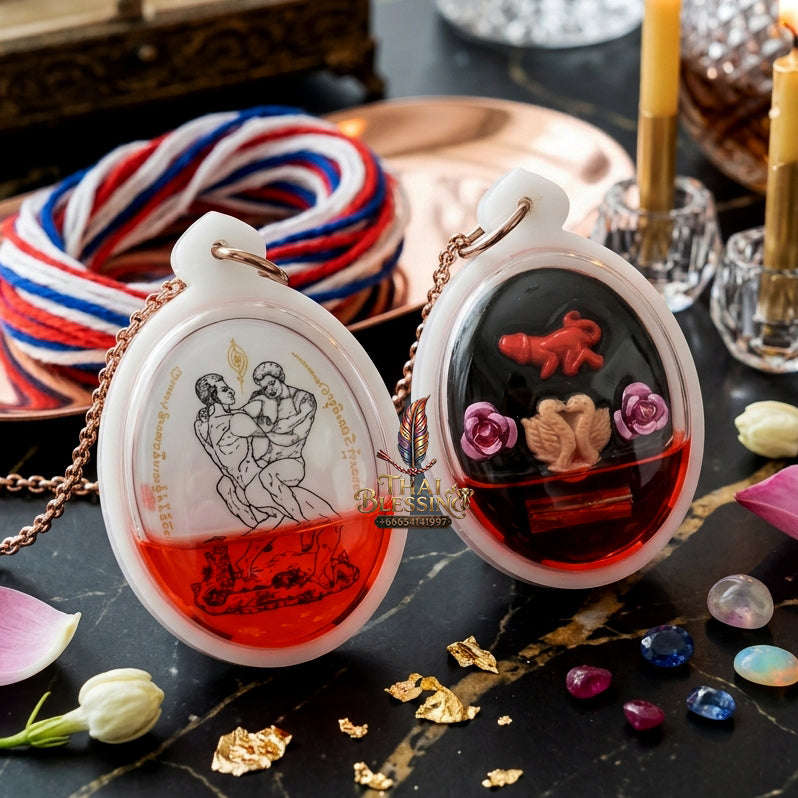 ✨ [The Sovereign of Infinite Ecstasy: The 2024 Master-Edition] Sacred "Locket Borom Suk" (The Locket of Supreme Bliss) – Specialized LGBTQ+ / Same-Sex Attraction Artifact – Master-Blessed by Achan Korn Trithep (2024) Thai Blessing Co By RURUECHA