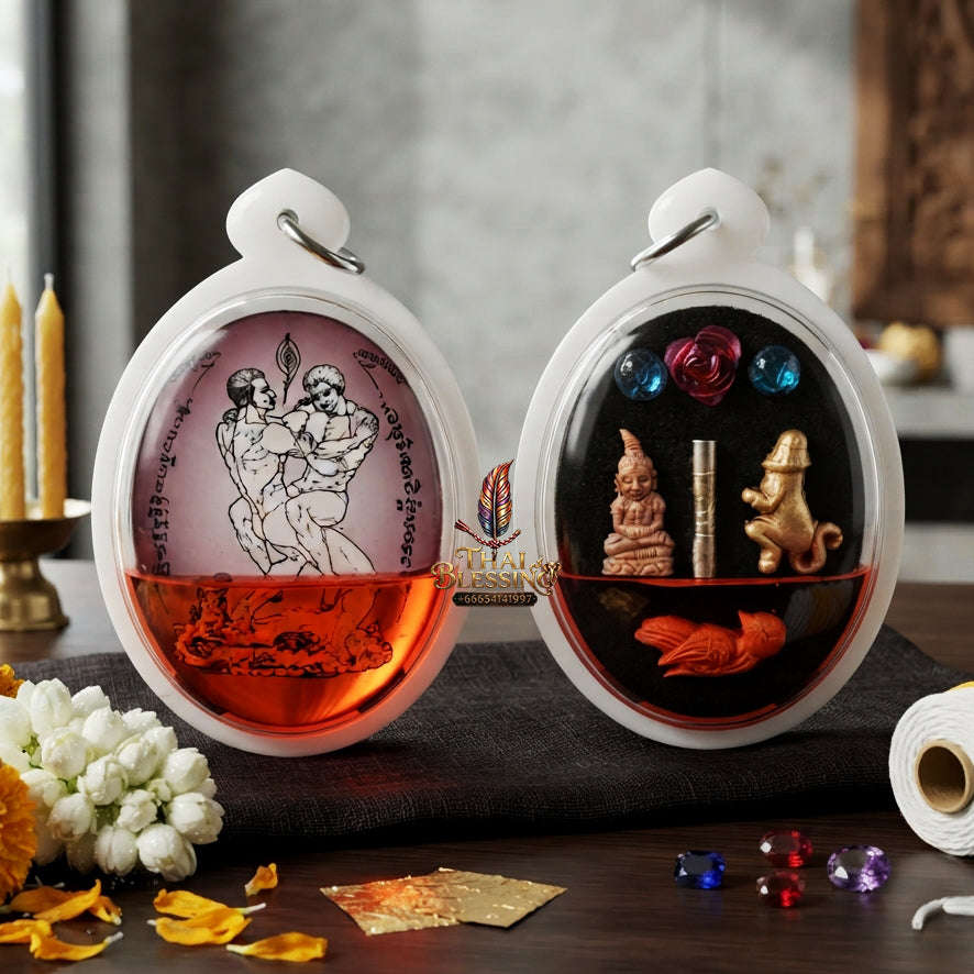 ✨ [The Sovereign of Infinite Ecstasy: The 2024 Master-Edition] Sacred "Locket Borom Suk" (The Locket of Supreme Bliss) – Specialized LGBTQ+ / Same-Sex Attraction Artifact – Master-Blessed by Achan Korn Trithep (2024)