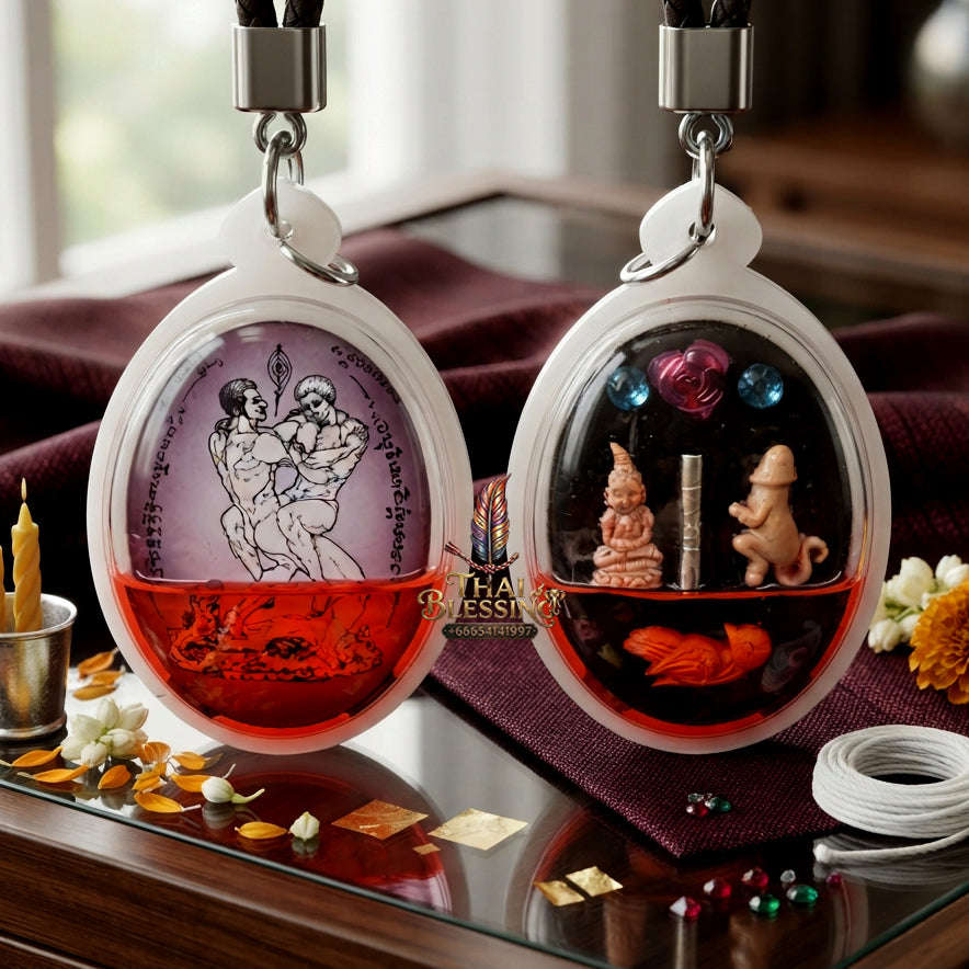 ✨ [The Sovereign of Infinite Ecstasy: The 2024 Master-Edition] Sacred "Locket Borom Suk" (The Locket of Supreme Bliss) – Specialized LGBTQ+ / Same-Sex Attraction Artifact – Master-Blessed by Achan Korn Trithep (2024)