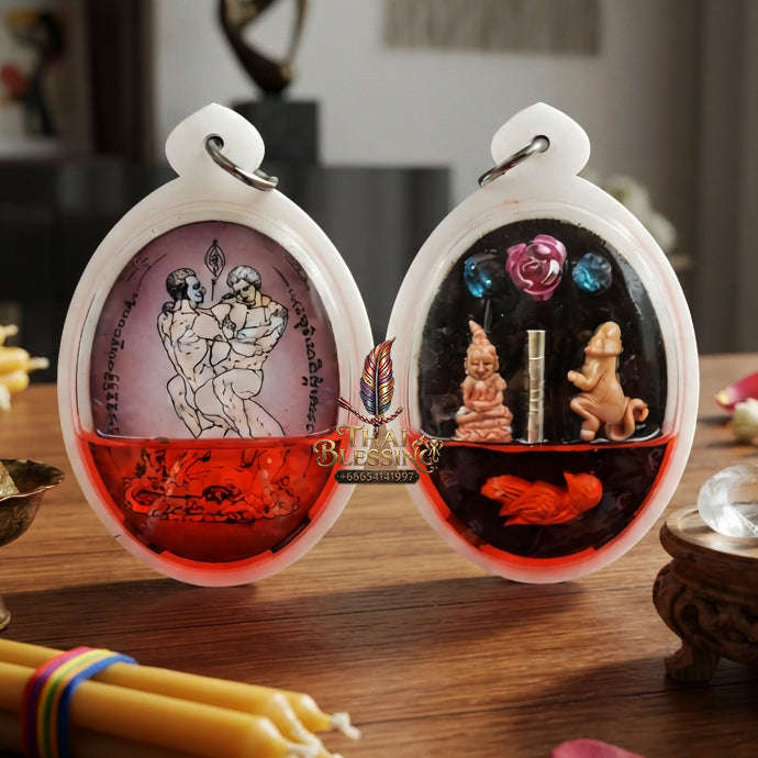 ✨ [The Sovereign of Infinite Ecstasy: The 2024 Master-Edition] Sacred "Locket Borom Suk" (The Locket of Supreme Bliss) – Specialized LGBTQ+ / Same-Sex Attraction Artifact – Master-Blessed by Achan Korn Trithep (2024)