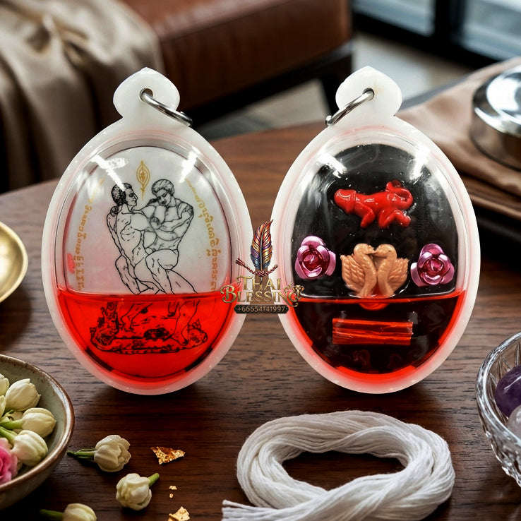 ✨ [The Sovereign of Infinite Ecstasy: The 2024 Master-Edition] Sacred "Locket Borom Suk" (The Locket of Supreme Bliss) – Specialized LGBTQ+ / Same-Sex Attraction Artifact – Master-Blessed by Achan Korn Trithep (2024) Thai Blessing Co By RURUECHA