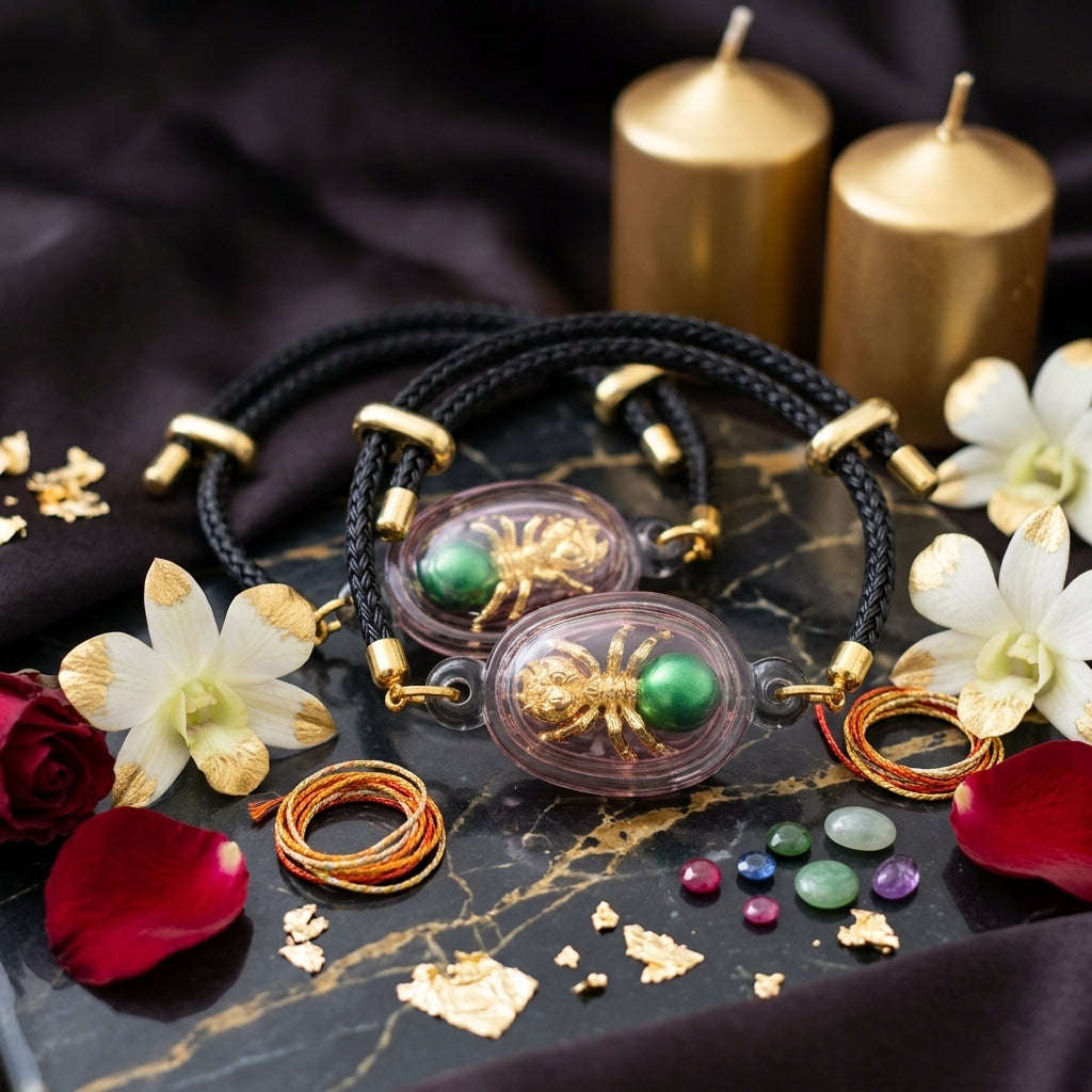 ✨ [The Sovereign of Infinite Endurance: The 2013 Master-Edition] Sacred "Phaya Mod Ngam" (The Lord of the Ant-King) – Special "Thong Thip" (Sacred Brass Alloy) with Green Enamel – Encased in "Red Chicken Herb Oil" (Wahn Phaya Kai Daeng) Thai