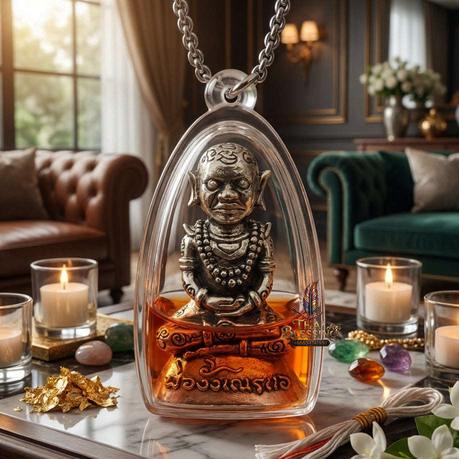 ✨ [The Sovereign of Infinite Erotic Dominance & Rapid Financial Flow: The 2026 "Grand-Master" Alpaka Edition] Sacred "Pho Ngang (The Sovereign Arch-Enchanter of Desire)" – Special "Alpaka Alloy & Na-Long-Lai Oil" Thai Blessing Co By RURUECHA