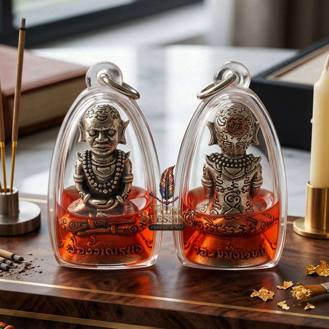 ✨ [The Sovereign of Infinite Erotic Dominance & Rapid Financial Flow: The 2026 "Grand-Master" Alpaka Edition] Sacred "Pho Ngang (The Sovereign Arch-Enchanter of Desire)" – Special "Alpaka Alloy & Na-Long-Lai Oil" Thai Blessing Co By RURUECHA