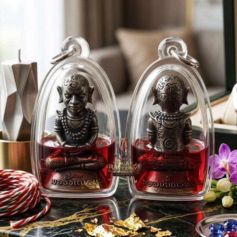 ✨ [The Sovereign of Infinite Erotic Dominance & Rapid Financial Flow: The 2026 "Grand-Master" Edition] Sacred "Pho Ngang (The Sovereign Arch-Enchanter of Desire)" – Special "Ancient Occult Alloy & Na-Long-Lai Oil" Immersion Thai Blessing Co By