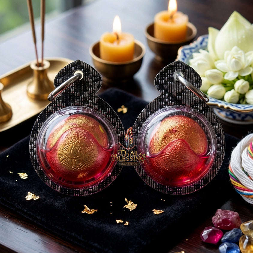 ✨ [The Sovereign of Infinite Erotic Gravity & Irresistible Social Command: The 2026 "Grand-Master" Sovereign Edition] Sacred "Look Om Ma Sep Nang (The Sovereign Sphere of Boundless Desire)" – Special "108-Charm Herb & Master-Infused Oil" Thai