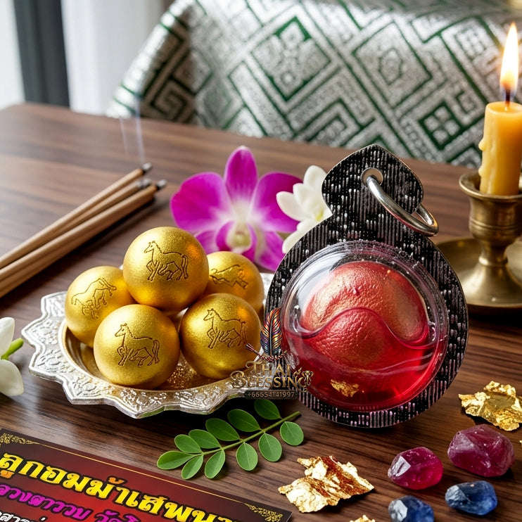 ✨ [The Sovereign of Infinite Erotic Gravity & Irresistible Social Command: The 2026 "Grand-Master" Sovereign Edition] Sacred "Look Om Ma Sep Nang (The Sovereign Sphere of Boundless Desire)" – Special "108-Charm Herb & Master-Infused Oil" Thai