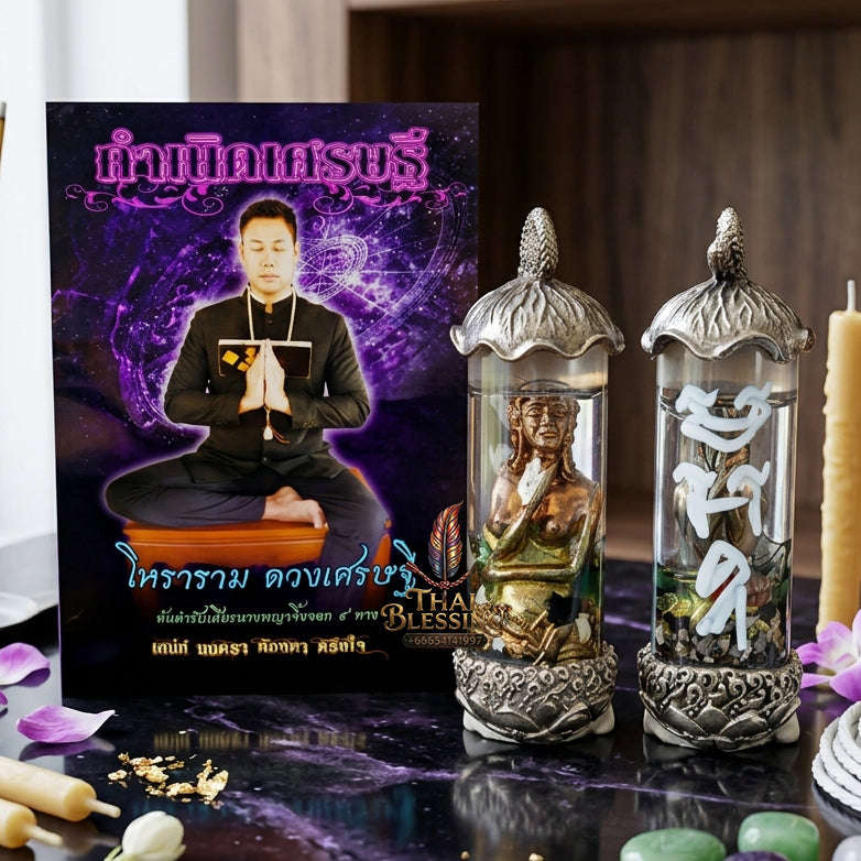 ✨ [The Sovereign of Infinite Erotic Magnetism & Sudden Wealth-Flow: The 2026 "Grand-Master" Edition] Sacred "Phrai Mae Nang Long (The Sovereign Spirit of Bewitching Allure)" – Special "Silver-Plated Bronze & Dawk Thong Oil" Thai Blessing Co By