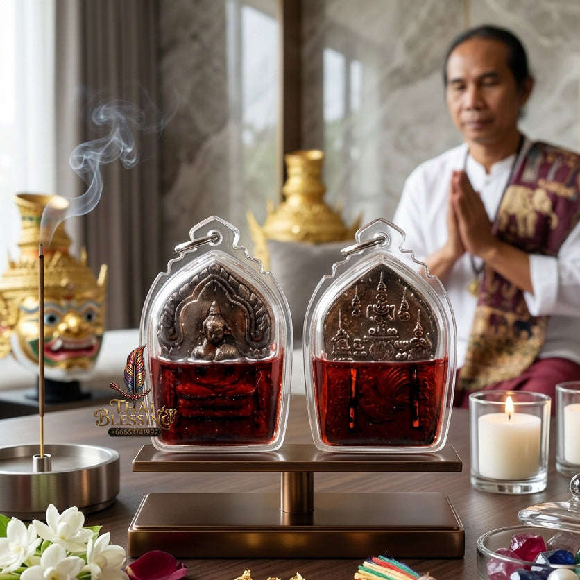 ✨ [The Sovereign of Infinite Erotic Magnetism & Unstoppable Social Allure: The 2026 "Grand-Master" Edition] Sacred "Khun Phaen Kai Kuk (The Sovereign Arch-Enchanter of Irresistible Desire)" – Special "Kai Kuk Wood & Red-Chicken Herb Oil" Thai
