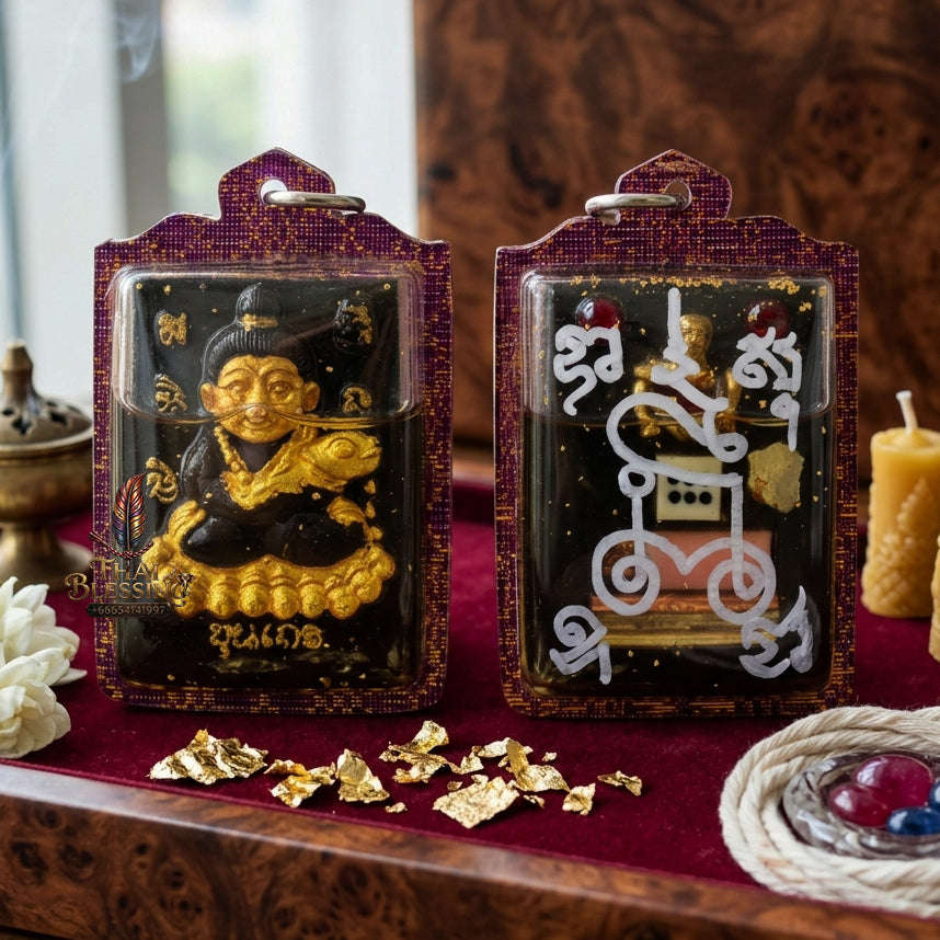✨ [The Sovereign of Infinite Esoteric Mastery & Absolute Attraction: The 2026 "Grand-Master" Edition] Sacred "Khun Then Borom Khru Chao Sane (The Grand-Master of Primal Enchantment)" – Special "Gold-Leafed Occult Powder & Dawk Thong Oil" Thai