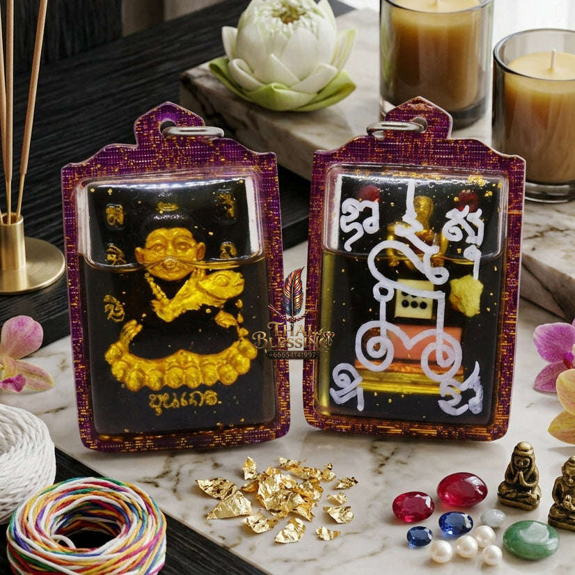 ✨ [The Sovereign of Infinite Esoteric Mastery & Absolute Attraction: The 2026 "Grand-Master" Edition] Sacred "Khun Then Borom Khru Chao Sane (The Grand-Master of Primal Enchantment)" – Special "Gold-Leafed Occult Powder & Dawk Thong Oil" Thai