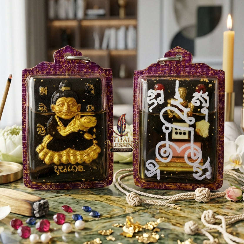 ✨ [The Sovereign of Infinite Esoteric Mastery & Absolute Attraction: The 2026 "Grand-Master" Edition] Sacred "Khun Then Borom Khru Chao Sane (The Grand-Master of Primal Enchantment)" – Special "Gold-Leafed Occult Powder & Dawk Thong Oil" Thai