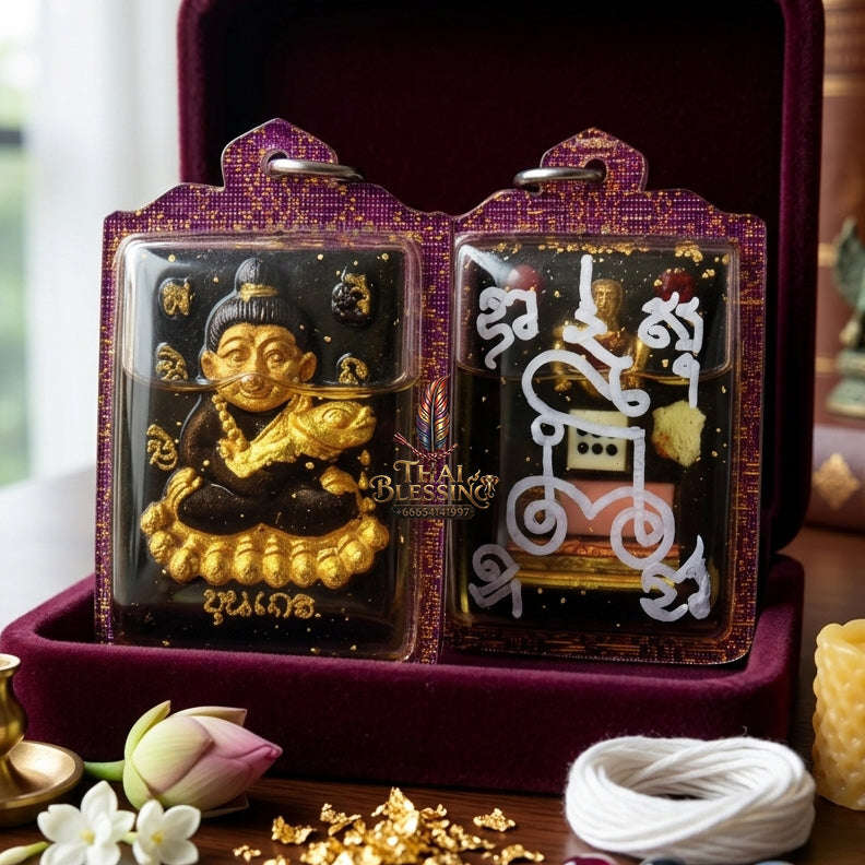 ✨ [The Sovereign of Infinite Esoteric Mastery & Absolute Attraction: The 2026 "Grand-Master" Edition] Sacred "Khun Then Borom Khru Chao Sane (The Grand-Master of Primal Enchantment)" – Special "Gold-Leafed Occult Powder & Dawk Thong Oil" Thai