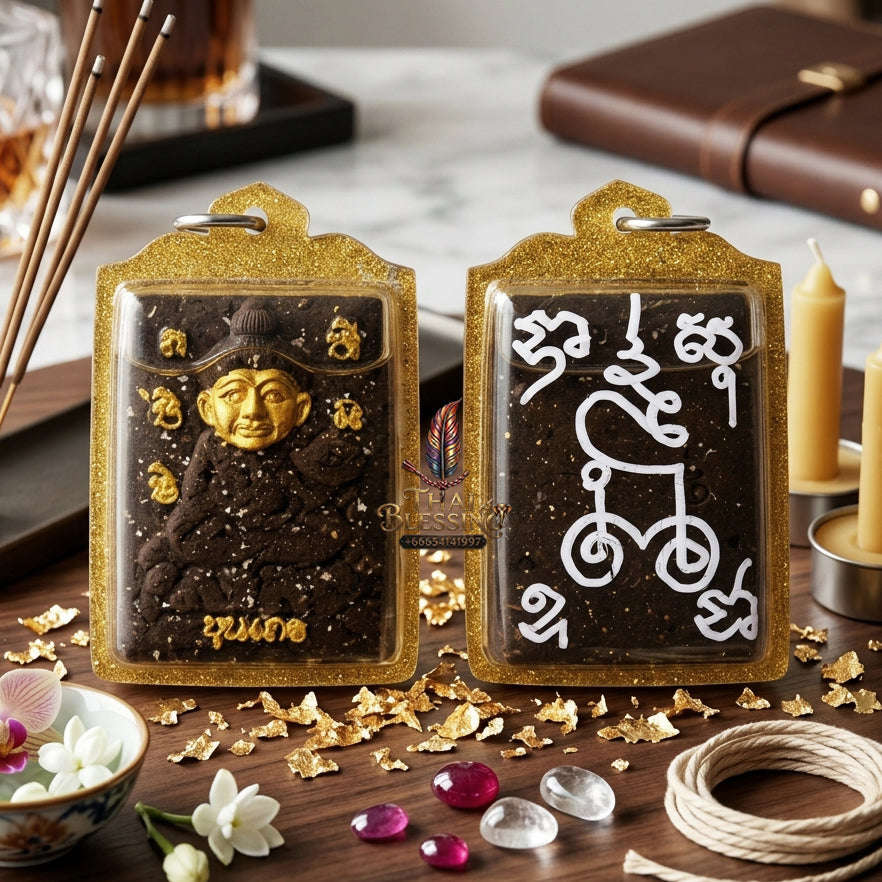 ✨ [The Sovereign of Infinite Esoteric Mastery & Absolute Attraction: The 2026 "Grand-Master" Edition] Sacred "Khun Then Borom Khru Chao Sane (The Grand-Master of Primal Enchantment)" – Special "Ya Faed Charm-Powder & Occult Oil" Thai Blessing