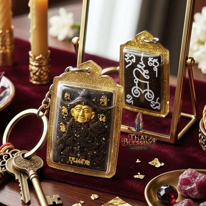 ✨ [The Sovereign of Infinite Esoteric Mastery & Absolute Attraction: The 2026 "Grand-Master" Edition] Sacred "Khun Then Borom Khru Chao Sane (The Grand-Master of Primal Enchantment)" – Special "Ya Faed Charm-Powder & Occult Oil" Thai Blessing