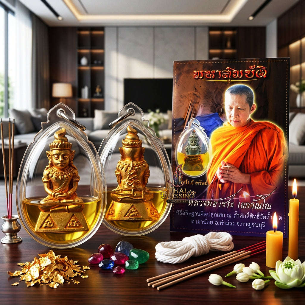 ✨ [The Sovereign of Infinite Financial Command & Ancestral Luck: The 2026 "Grand-Master" Gold Edition] Sacred "Pho Ngang Chao Sap (The Sovereign Serpent-Lord of Hidden Treasure)" – Special "Ancient-Alloy & 108-Herb Oil" Thai Blessing Co By