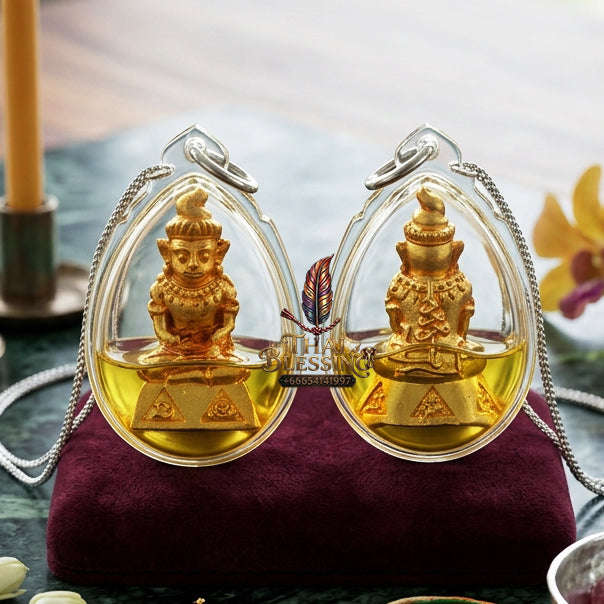 ✨ [The Sovereign of Infinite Financial Command & Ancestral Luck: The 2026 "Grand-Master" Gold Edition] Sacred "Pho Ngang Chao Sap (The Sovereign Serpent-Lord of Hidden Treasure)" – Special "Ancient-Alloy & 108-Herb Oil" Thai Blessing Co By
