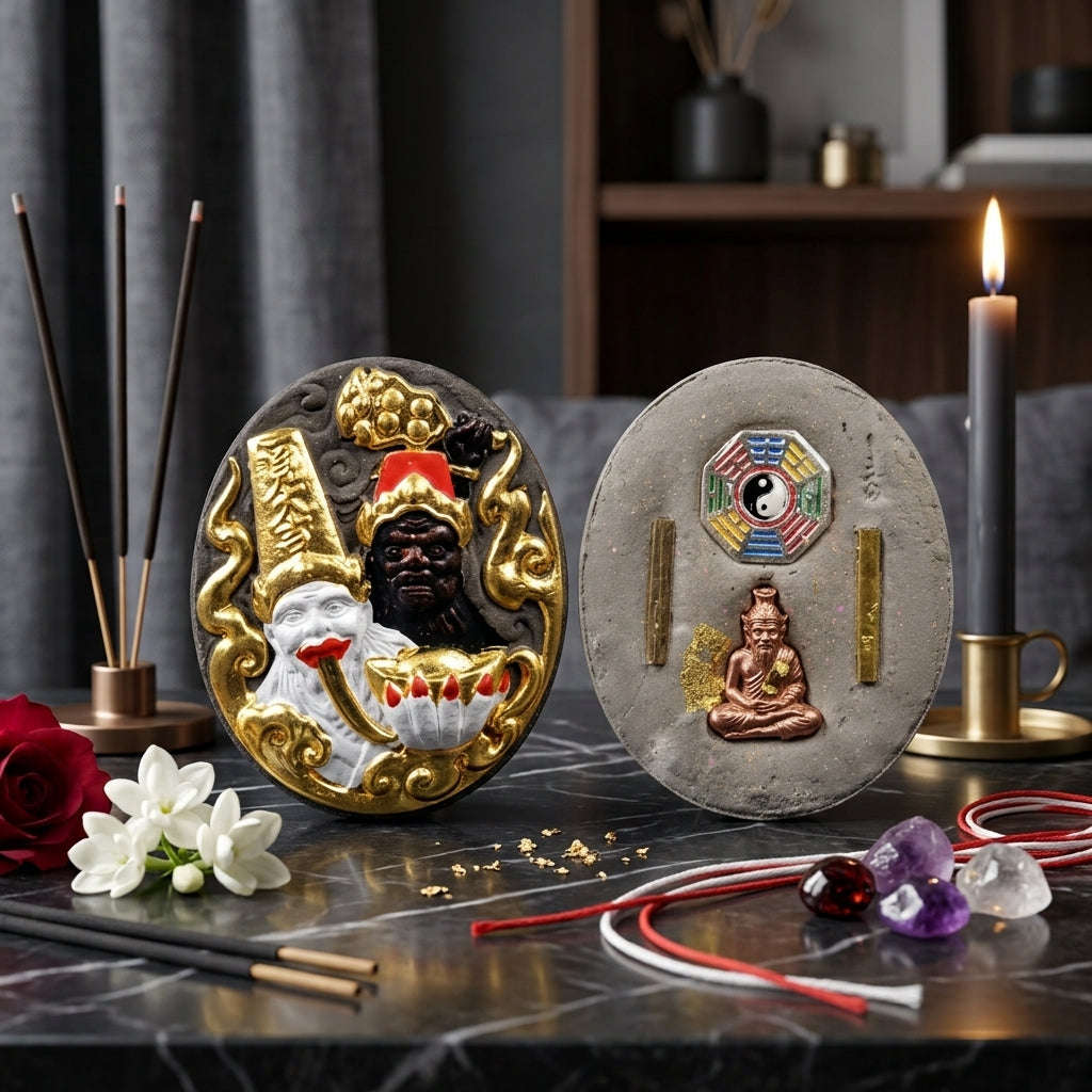 ✨ [The Sovereign of Infinite Financial Dominance & The Duality of Wealth The 2026 Grand-Master Sovereign Edition] Sacred Tua Pae-Yee Pae (The Sovereign Lords of Fortune) – Special Gold-Leaf & Sacred Incense-Powder Matrix