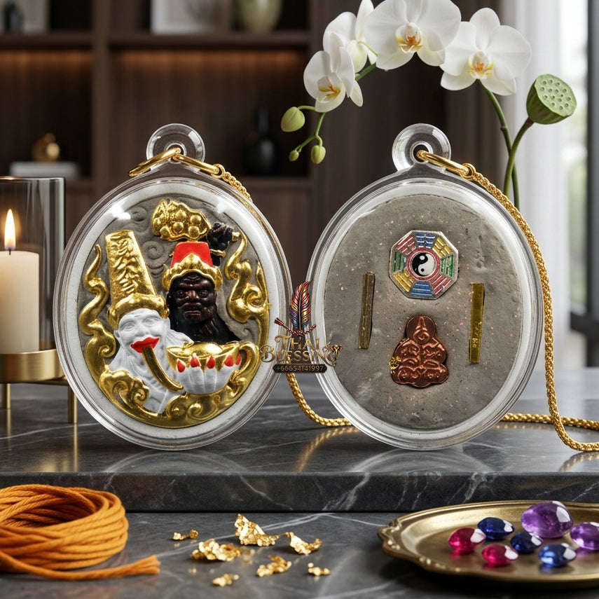 ✨ [The Sovereign of Infinite Financial Dominance & The Duality of Wealth The 2026 Grand-Master Sovereign Edition] Sacred Tua Pae-Yee Pae (The Sovereign Lords of Fortune) – Special Gold-Leaf & Sacred Incense-Powder Matrix