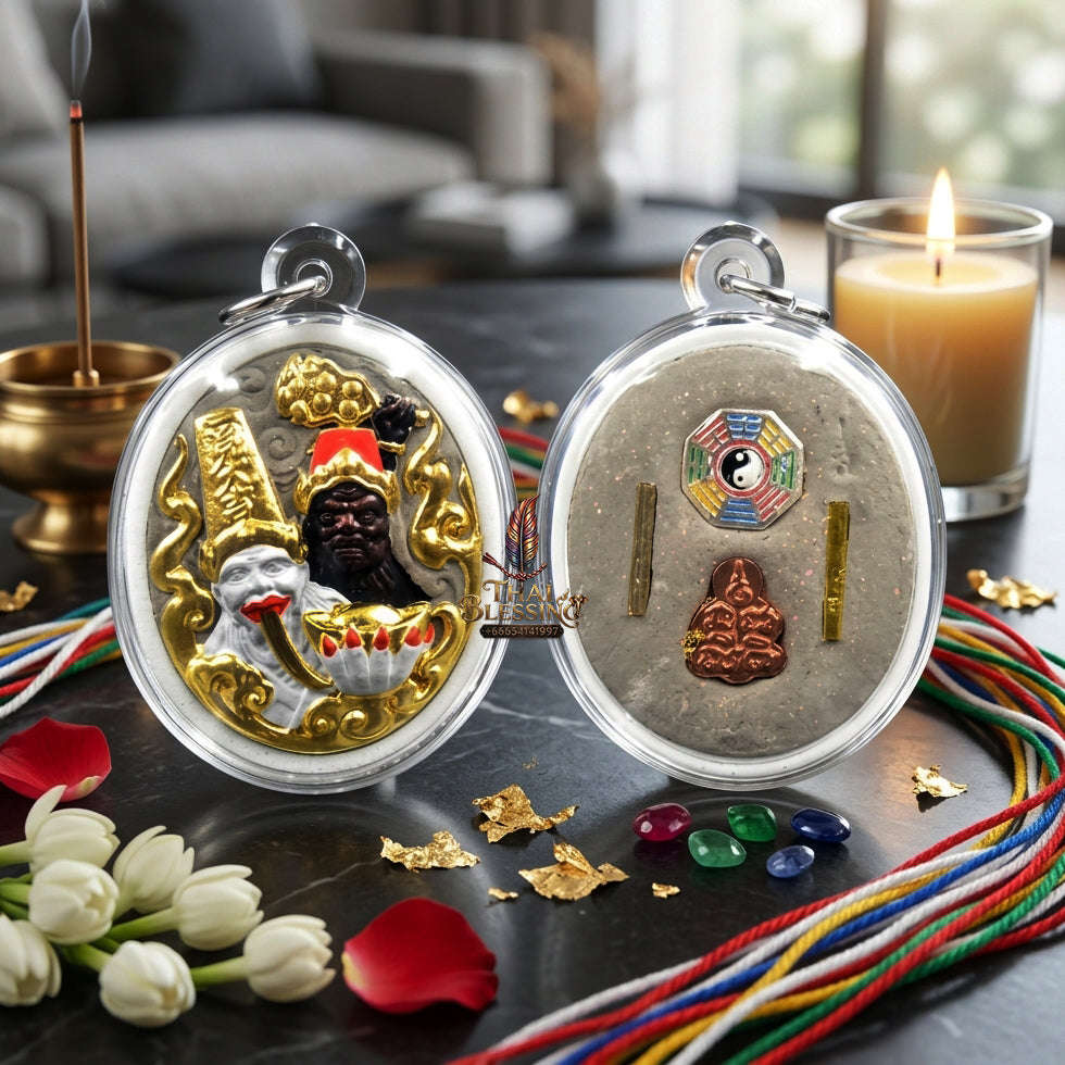 ✨ [The Sovereign of Infinite Financial Dominance & The Duality of Wealth The 2026 Grand-Master Sovereign Edition] Sacred Tua Pae-Yee Pae (The Sovereign Lords of Fortune) – Special Gold-Leaf & Sacred Incense-Powder Matrix