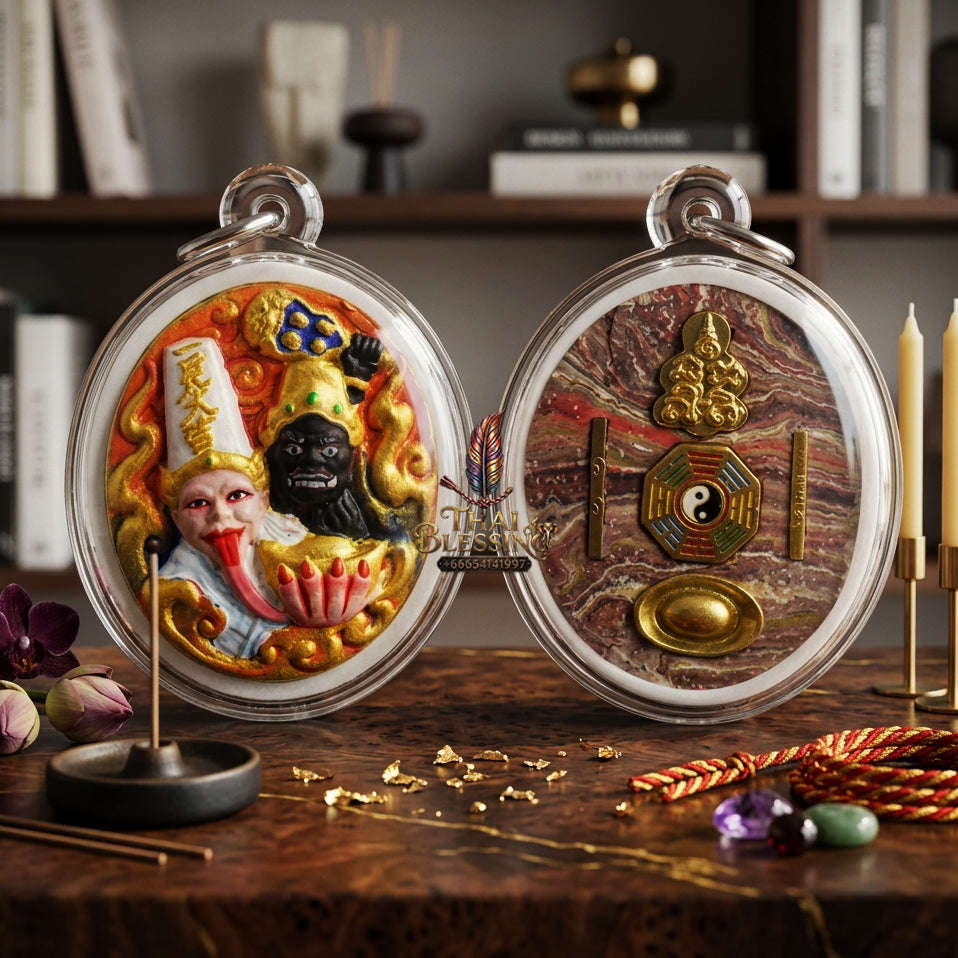 ✨ [The Sovereign of Infinite Financial Dominance & The Duality of Wealth: The 2026 "Grand-Master" Sovereign Edition] Sacred "Tua Pae-Yee Pae (The Sovereign Lords of Fortune)" – Special "Hand-Painted Holy-Powder" Thai Blessing Co By RURUECHA