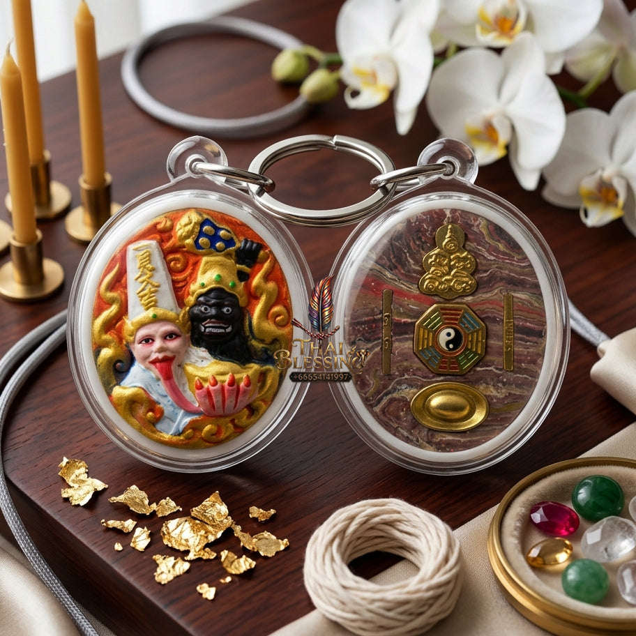 ✨ [The Sovereign of Infinite Financial Dominance & The Duality of Wealth: The 2026 "Grand-Master" Sovereign Edition] Sacred "Tua Pae-Yee Pae (The Sovereign Lords of Fortune)" – Special "Hand-Painted Holy-Powder" Thai Blessing Co By RURUECHA