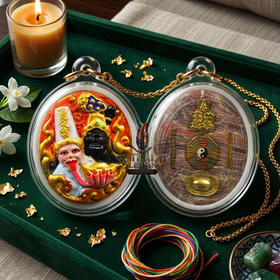 ✨ [The Sovereign of Infinite Financial Dominance & The Duality of Wealth: The 2026 "Grand-Master" Sovereign Edition] Sacred "Tua Pae-Yee Pae (The Sovereign Lords of Fortune)" – Special "Hand-Painted Holy-Powder" Thai Blessing Co By RURUECHA