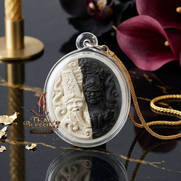 ✨ [The Sovereign of Infinite Financial Dominance & The Duality of Wealth: The 2026 "Grand-Master" Sovereign Edition] Sacred "Tua Pae-Yee Pae (The Sovereign Lords of Fortune)" – Special "Yin-Yang Harmony & Holy-Powder" Matrix Thai Blessing Co By