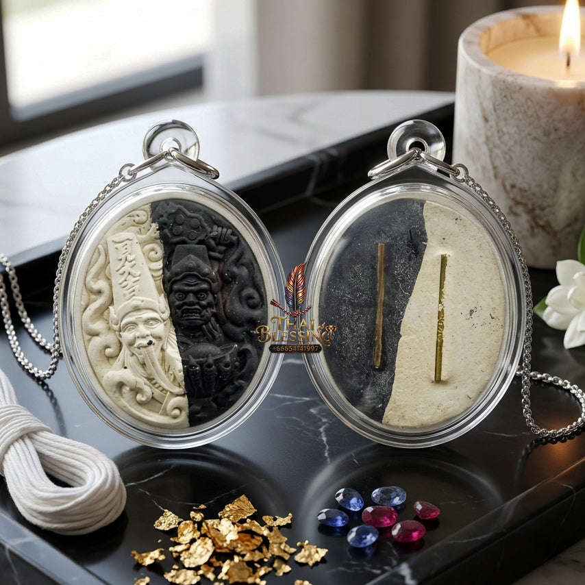 ✨ [The Sovereign of Infinite Financial Dominance & The Duality of Wealth: The 2026 "Grand-Master" Sovereign Edition] Sacred "Tua Pae-Yee Pae (The Sovereign Lords of Fortune)" – Special "Yin-Yang Harmony & Holy-Powder" Matrix Thai Blessing Co By